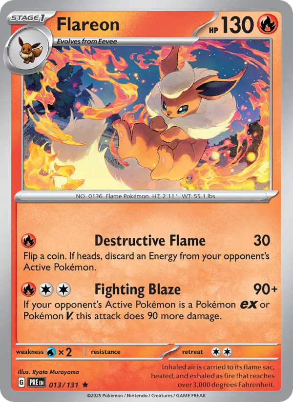 Flareon, 013/131