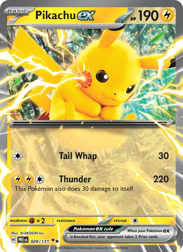 Pikachu ex, 028/131