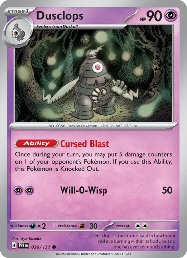 Dusclops, 036/131