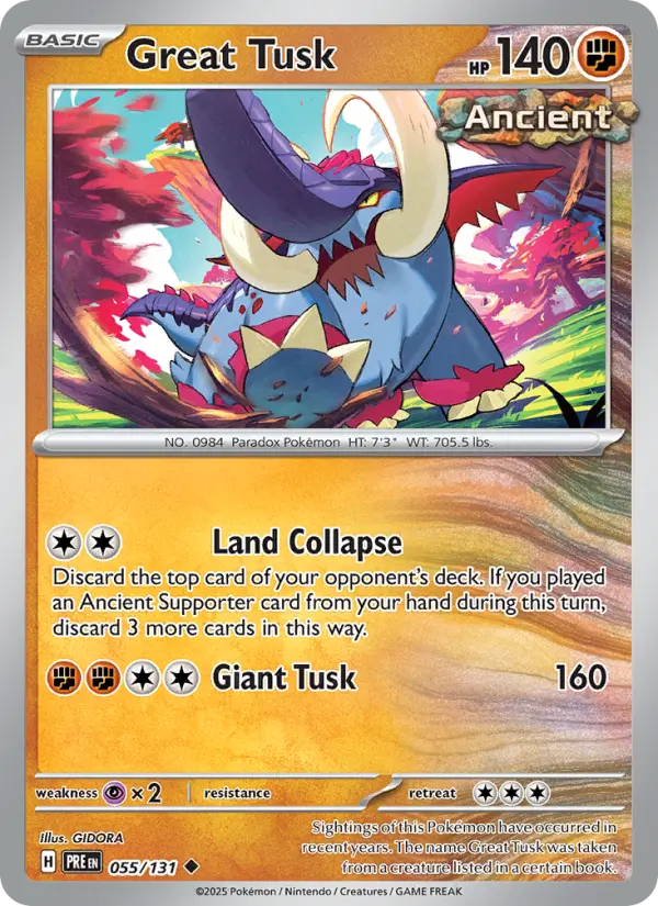 Great Tusk, 055/131