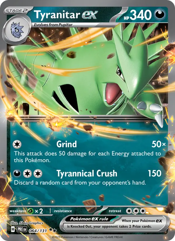 Tyranitar ex, 064/131