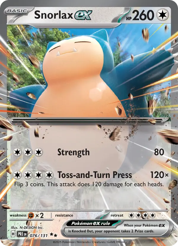 Snorlax ex, 076/131