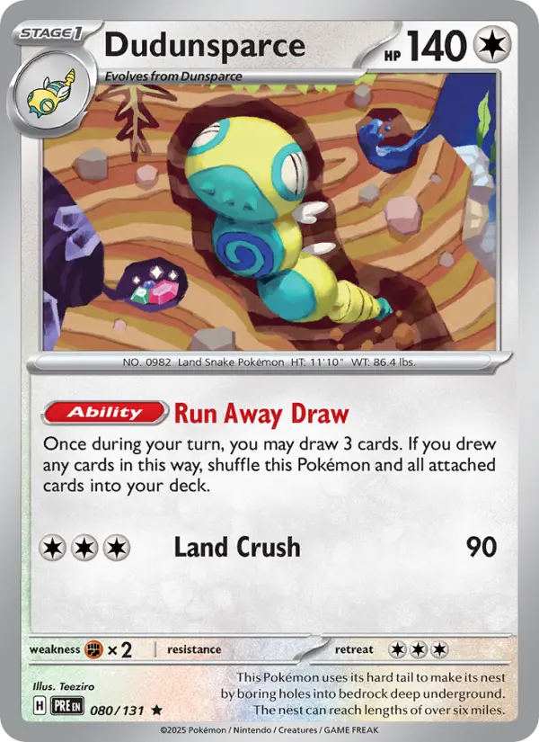 Dudunsparce, 080/131