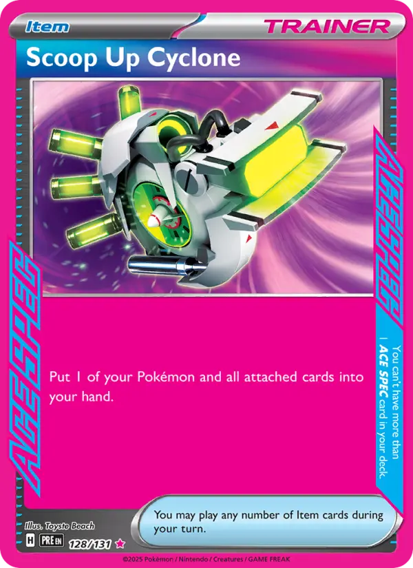 Scoop Up Cyclone, 128/131