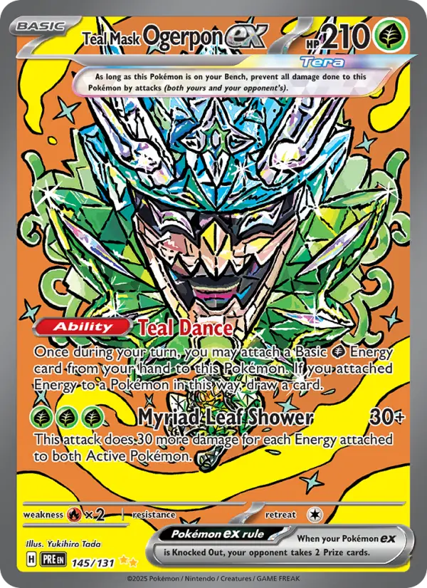 Teal Mask Ogerpon ex, 145/131