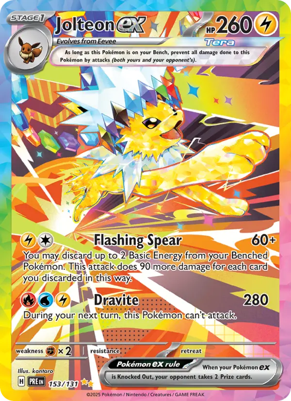 Jolteon ex, 153/131