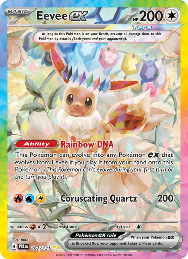Eevee ex, 167/131