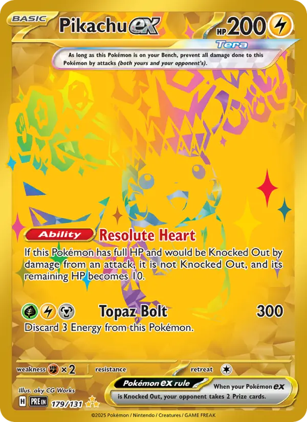 Pikachu ex, 179/131