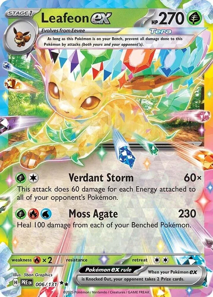 Leafeon ex (Surprise Box Stamp), 006/131