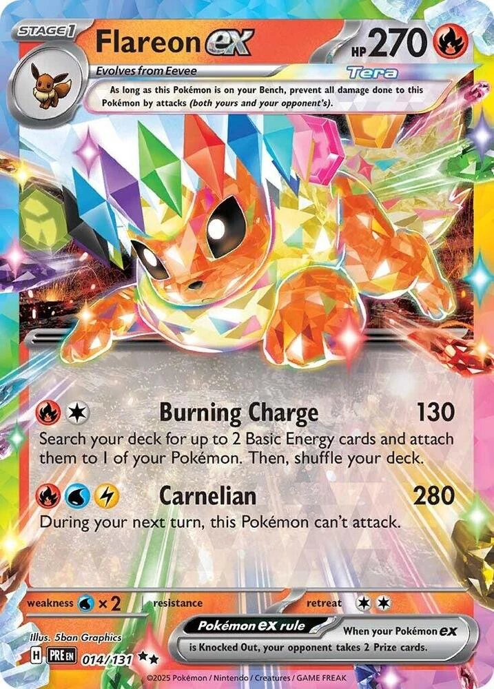 Flareon ex (Surprise Box Stamp), 014/131