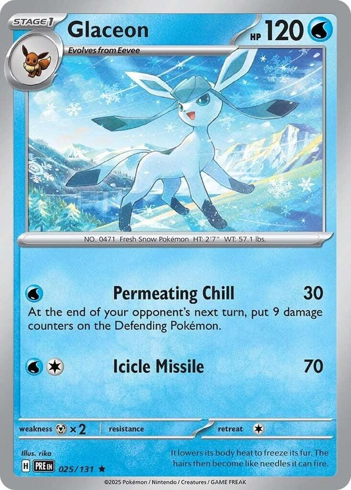 Glaceon (Costco Cosmos Holo), 025/131
