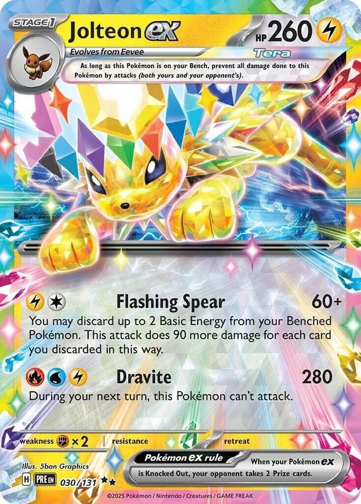Jolteon ex (Surprise Box Stamp), 030/131