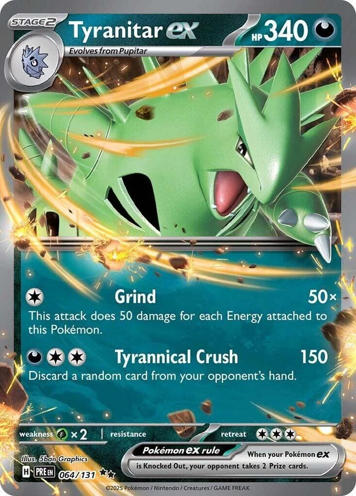 Tyranitar ex (Premium Collection Stamp), 064/131