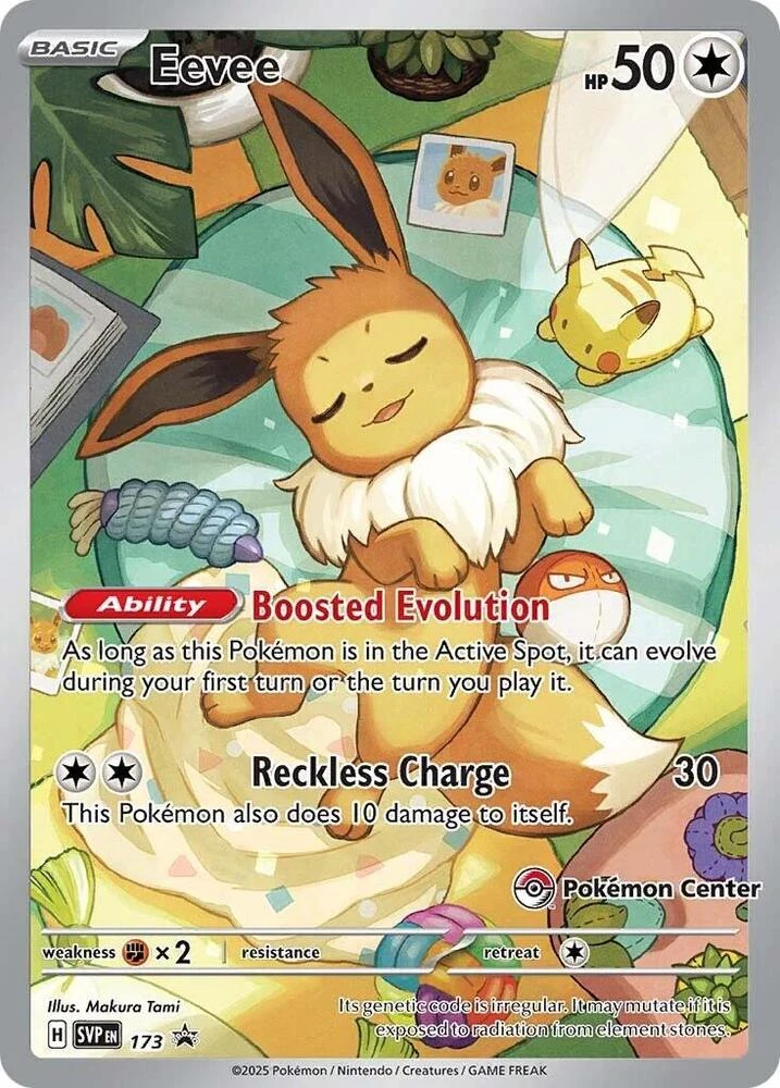 Eevee (Prismatic Evolutions Pokémon Center Elite Trainer Box), SVP173