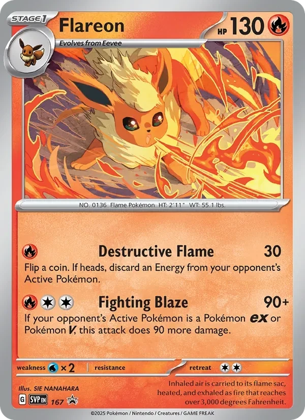 Flareon, SVP167