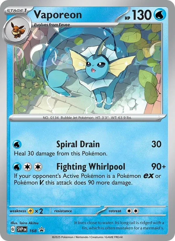 Vaporeon, SVP168