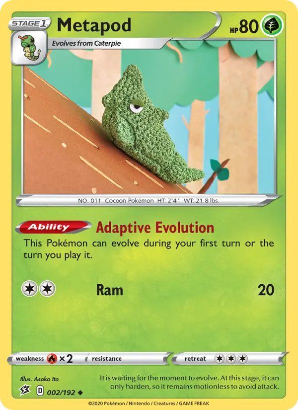 Metapod, 002/192