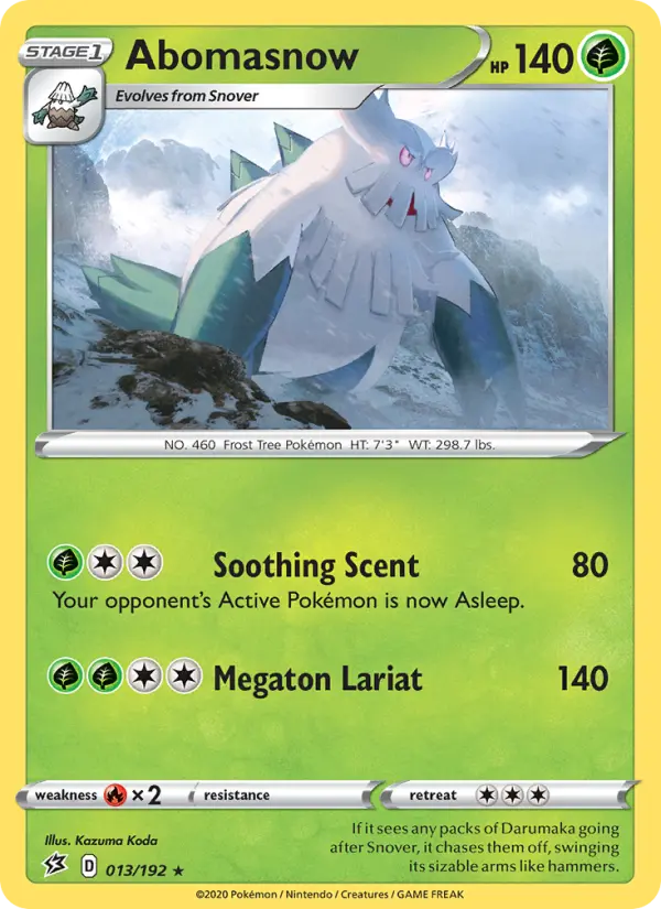 Abomasnow, 013/192