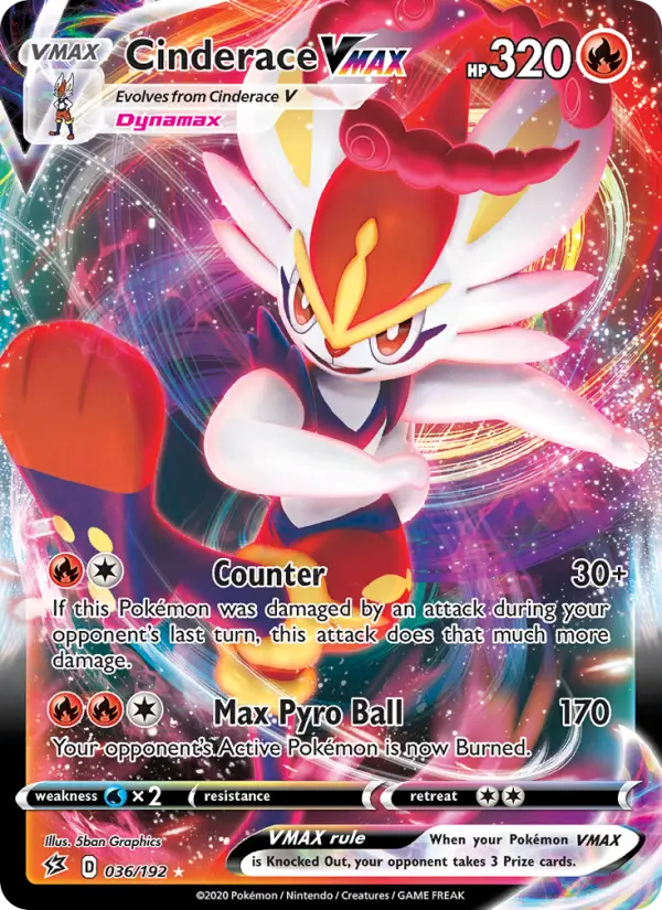 Cinderace VMAX, 036/192