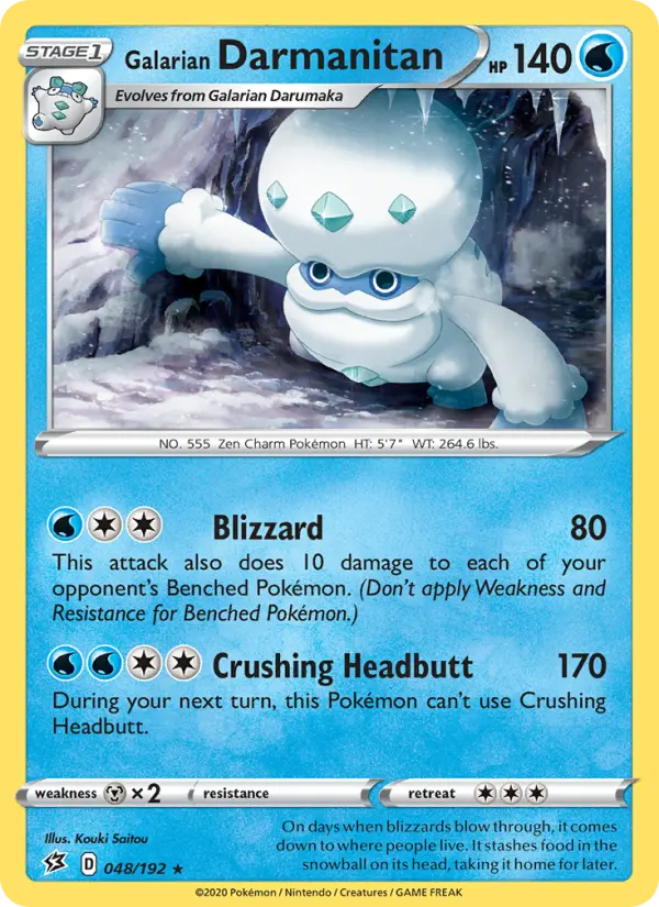 Galarian Darmanitan, 048/192