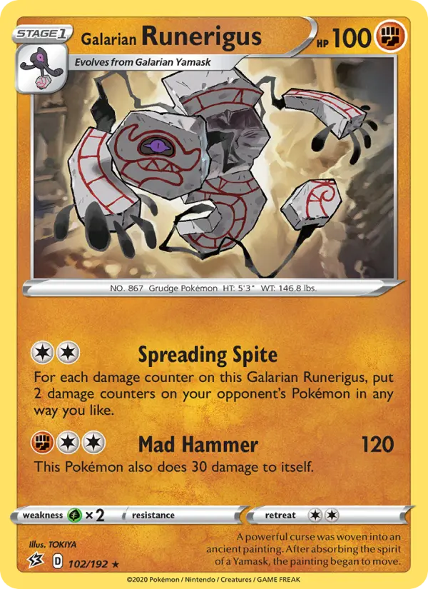 Galarian Runerigus, 102/192