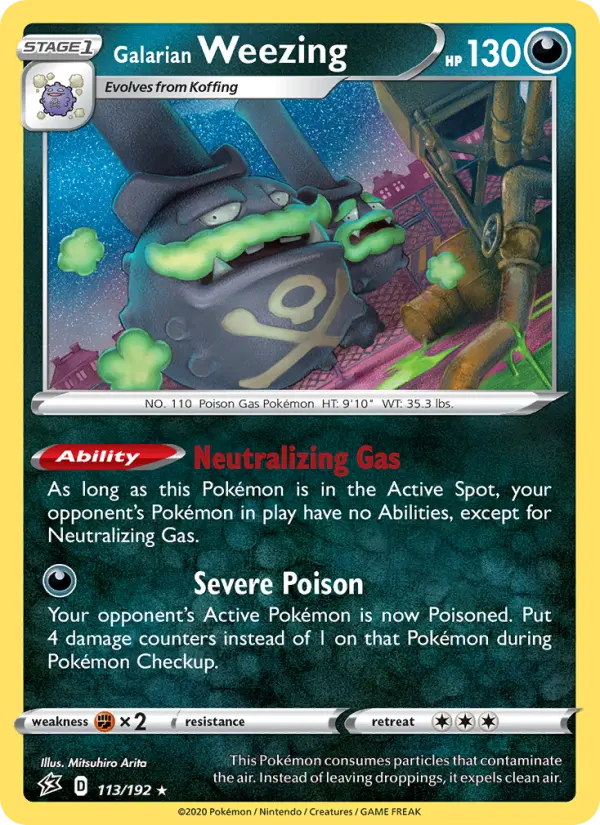 Galarian Weezing, 113/192