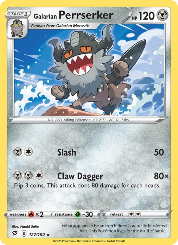 Galarian Perrserker, 127/192