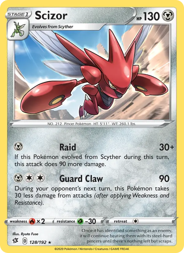 Scizor, 128/192