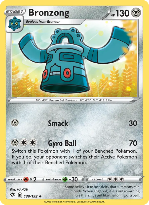 Bronzong, 130/192