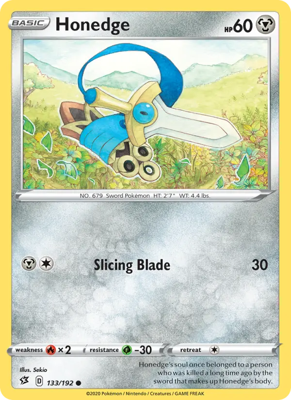 Honedge, 133/192
