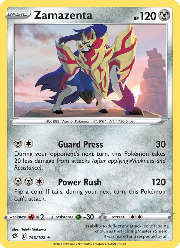 Zamazenta, 140/192
