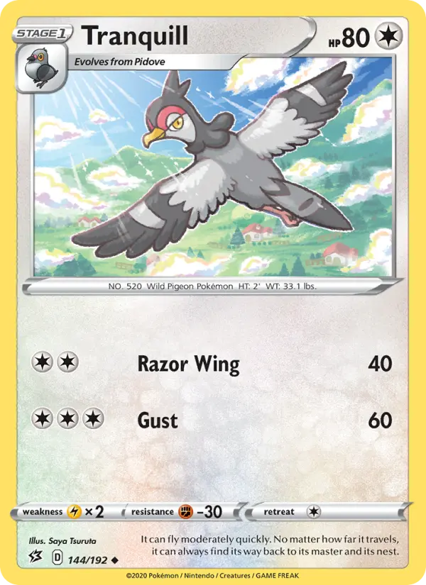 Tranquill, 144/192