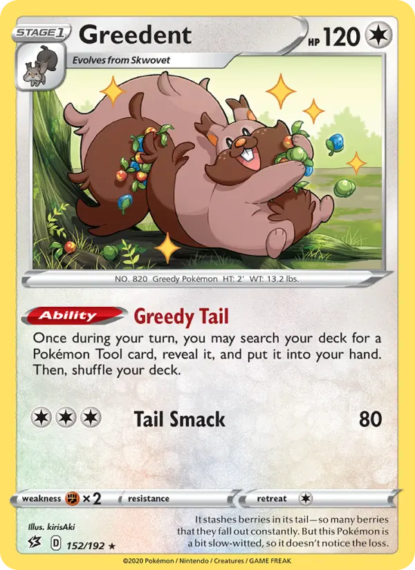 Greedent, 152/192