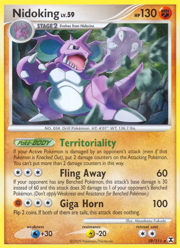 Nidoking, 29/111