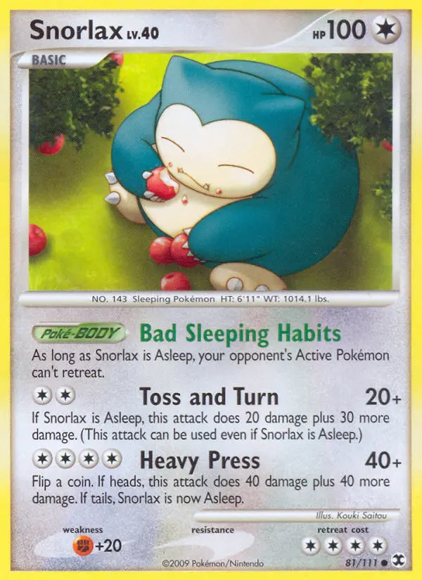 Snorlax, 81/111