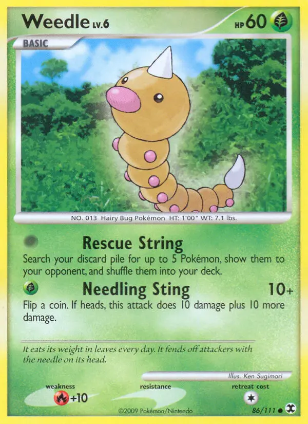 Weedle, 86/111