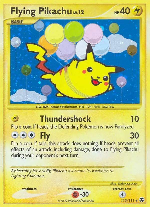 Flying Pikachu, 113/111