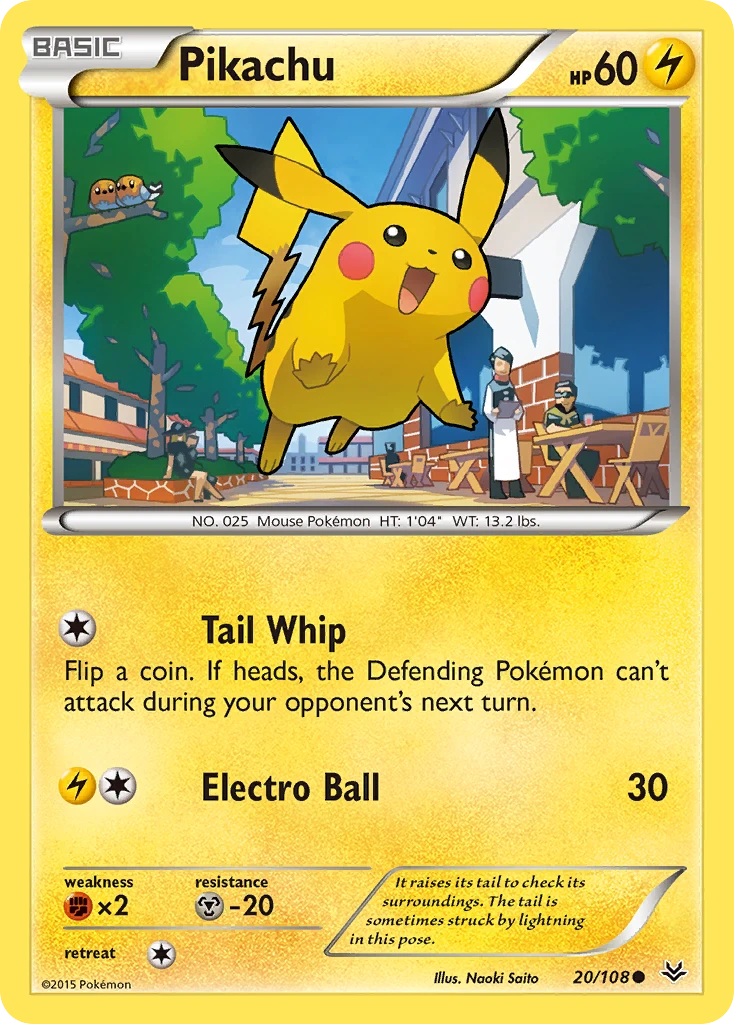 Pikachu, 020/108