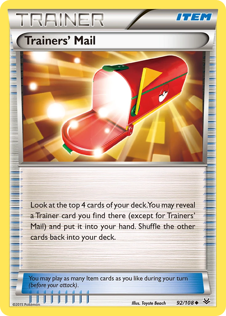 Trainers' Mail, 092/108