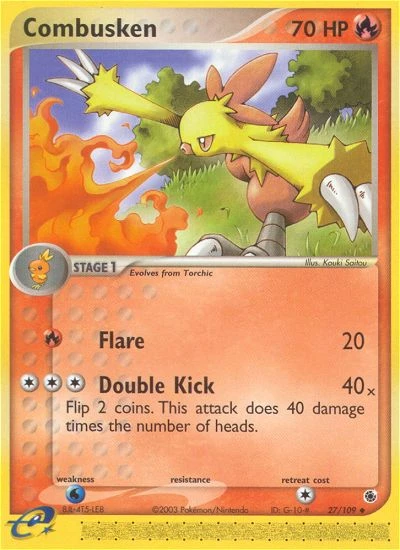 Combusken, 27/109