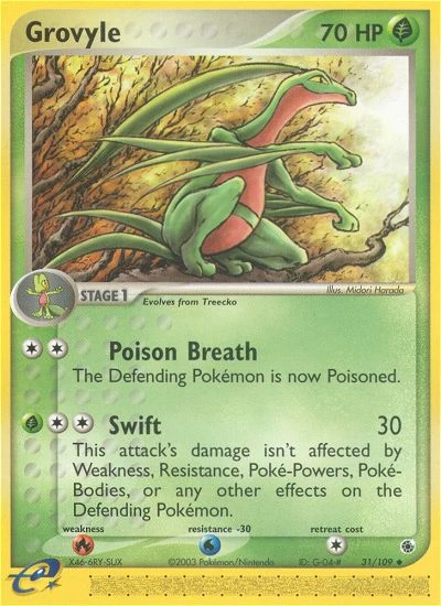 Grovyle, 31/109