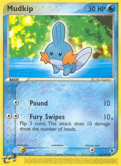 Mudkip, 60/109