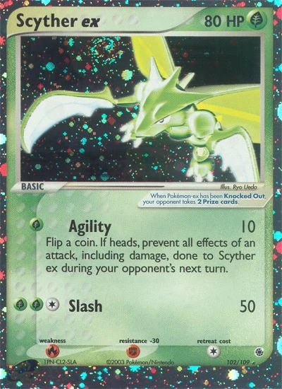 Scyther ex, 102/109