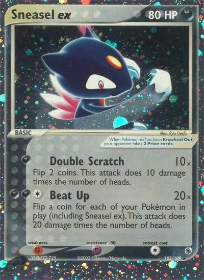 Sneasel ex, 103/109