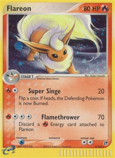 Flareon, 5/100