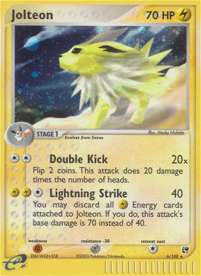 Jolteon, 6/100