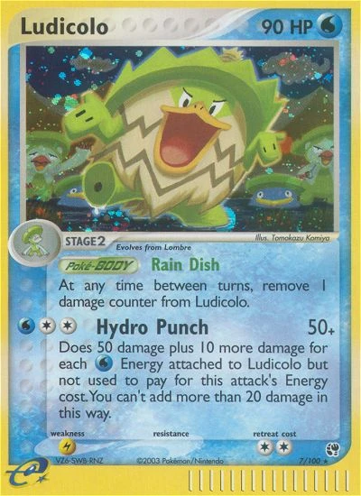 Ludicolo, 7/100