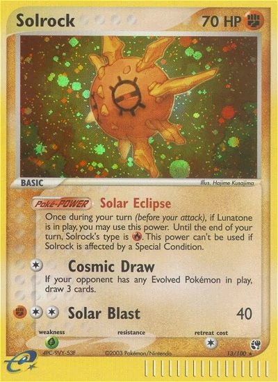 Solrock, 13/100