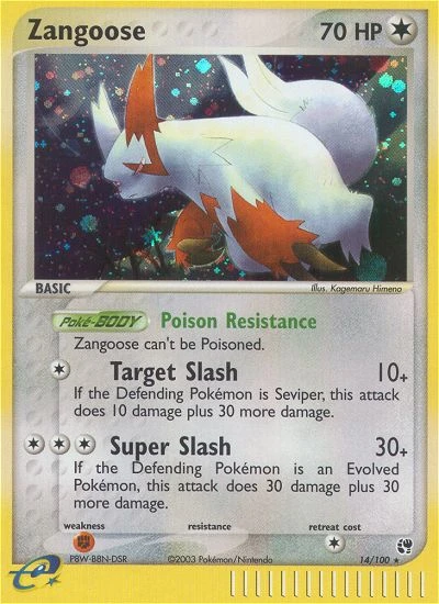 Zangoose, 14/100