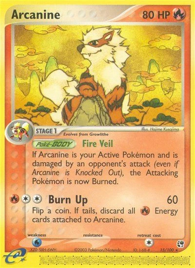 Arcanine, 15/100